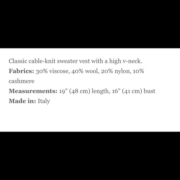 brandy sweater vest - Picture 3 of 3